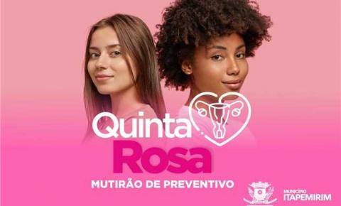 Quinta Rosa: Mutirão para exame preventivo contra o câncer do colo de útero em Itapemirim